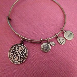Alex and Ani Gold Charm Bracelet